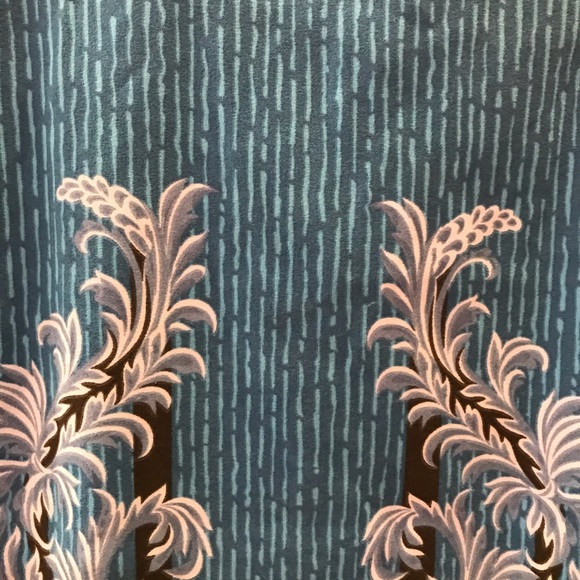 Bob Mackie Wearable Art Jacket Blue Zipper Closure - Picture 9 of 15